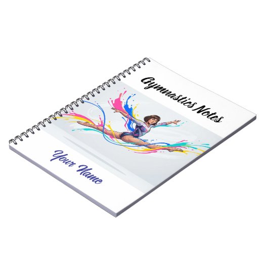 Personalized Gymnastics Notes ノートブック (左側)