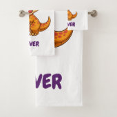 Personalized Halfway to One Dinosaur 6 Month バスタオルセット (インサイチュ)