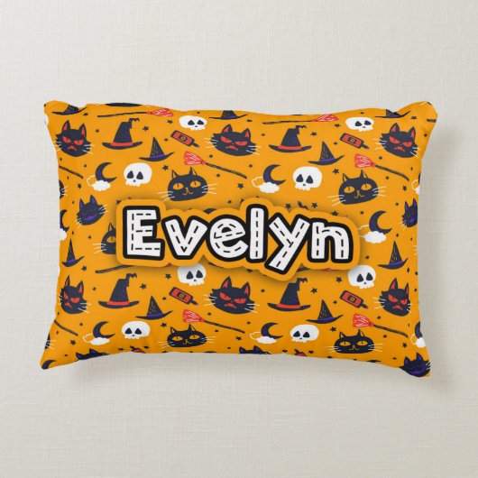 Personalized Halloween  アクセントクッション (裏面)