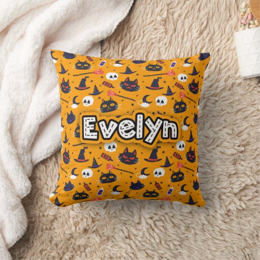 Personalized Halloween クッション (ブランケット)