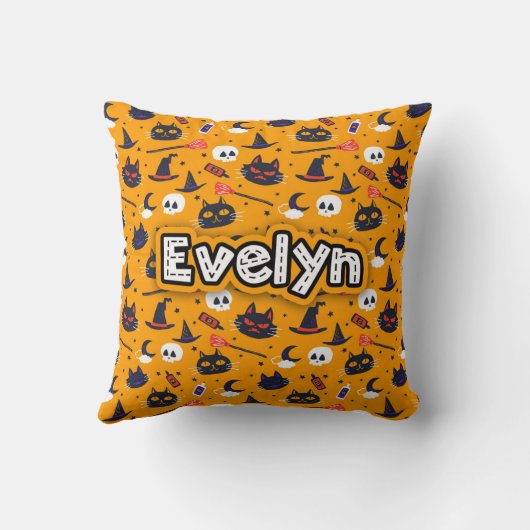 Personalized Halloween クッション (裏面)