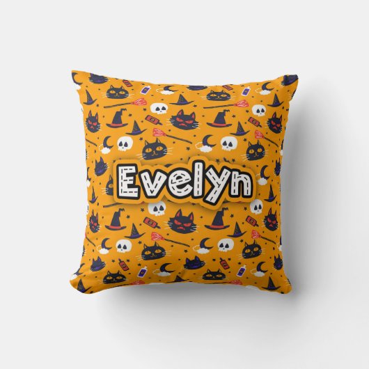 Personalized Halloween クッション (正面)