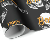 Personalized Halloween birthday Wrap ラッピングペーパー (ロールコーナー)