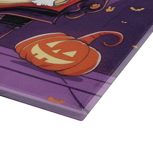 Personalized Halloween Boo-Tique Kitchen カッティングボード (角)