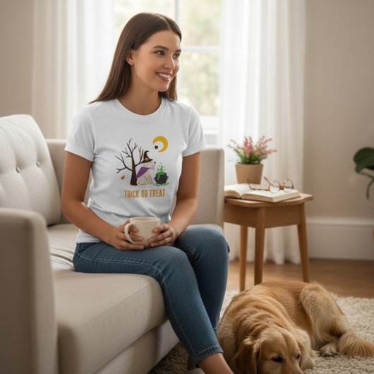 Personalized Halloween Dog Mom T-Shirts トライブレンドＴシャツ