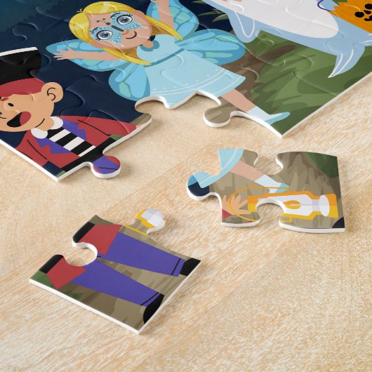 Personalized Halloween Kid Puzzle  ジグソーパズル (側面)
