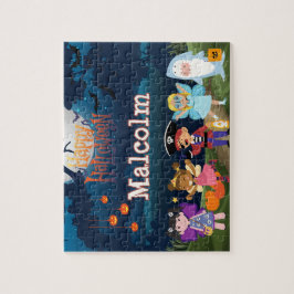 Personalized Halloween Kid Puzzle  ジグソーパズル