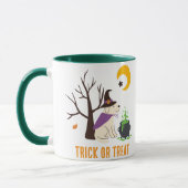 Personalized Halloween Labrador Dog Mom Mug Gift マグカップ (左)