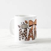 Personalized Halloween Mama – Cute Spooky コーヒーマグカップ (正面左)