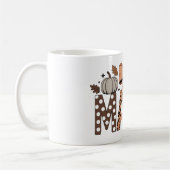 Personalized Halloween Mama – Cute Spooky コーヒーマグカップ (左)