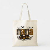 Personalized Halloween Mama – Cute Spooky トートバッグ (裏面)