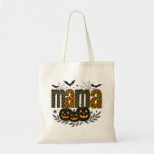 Personalized Halloween Mama – Cute Spooky トートバッグ (正面)