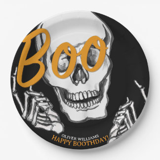 Personalized Halloween Paper Plates ペーパープレート