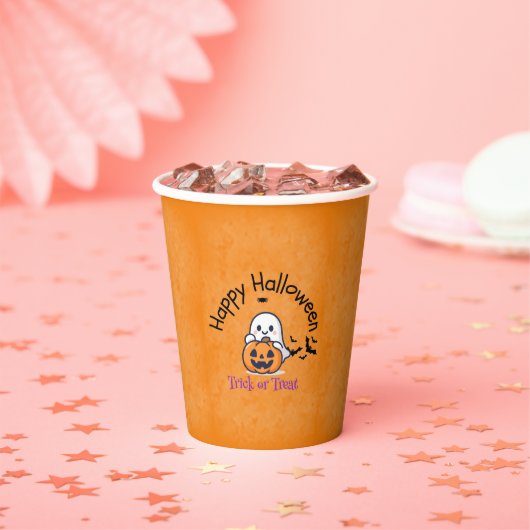 Personalized Halloween Party Paper Cups 紙コップ (インサイチュ)
