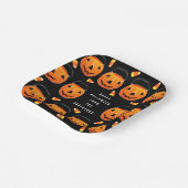 Personalized Halloween Party Treat Paper Plates ペーパープレート (傾斜あり)