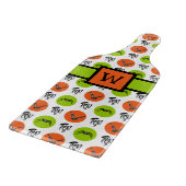 Personalized Halloween Pattern Custom Monogram カッティングボード (角)