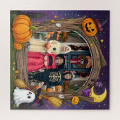 Personalized Halloween Photo ジグソーパズル (横)