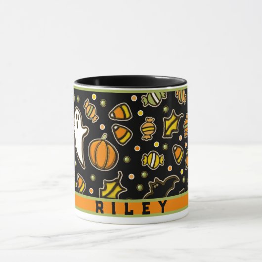Personalized Halloween Specialty Mug マグカップ (中央)