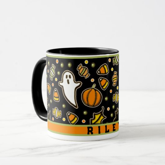 Personalized Halloween Specialty Mug マグカップ (正面左)