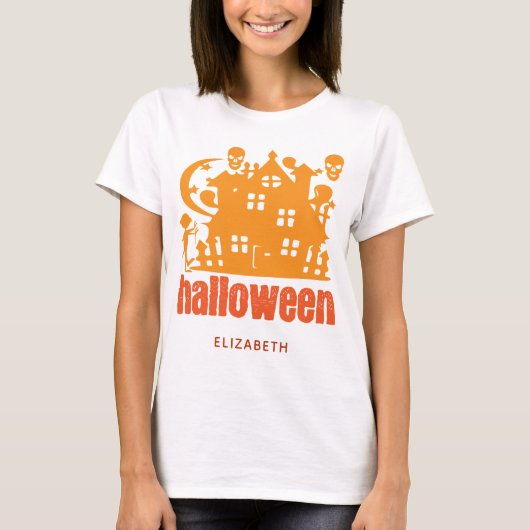 Personalized Halloween T-Shirt Tシャツ (正面)