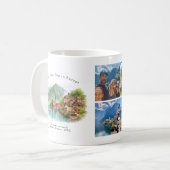 Personalized Hallstatt Austria Travel Photo Mug コーヒーマグカップ (正面左)