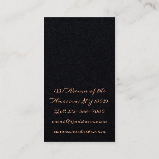 Personalized hammer picture 名刺 (裏面)