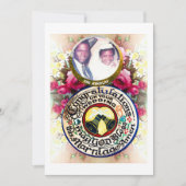 Personalized Hand carved Gourd Wedding Gift Card シーズンカード (正面)