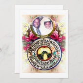 Personalized Hand carved Gourd Wedding Gift Card シーズンカード (正面/裏面)