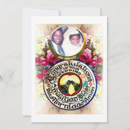 Personalized Hand carved Gourd Wedding Gift Card シーズンカード