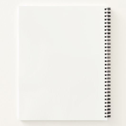 Personalized Hand Drawn Kitchen Utensils Recipe ノートブック (裏面)