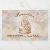 Personalized Handmade- Love custom kitchen lable フードラベル (シングルラベル)