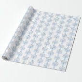 Personalized Hannukah wrapping paper ラッピングペーパー (アンロールド)