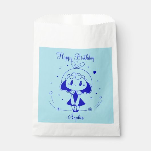 Personalized Happy Birthday フェイバーバッグ (正面)