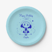 Personalized Happy Birthday  ペーパープレート (正面)