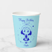 Personalized Happy Birthday  紙コップ (裏面)