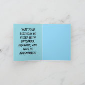 Personalized Happy Birthday Card 招待状 (内部)