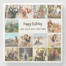 Personalized Happy Birthday Photo Collage