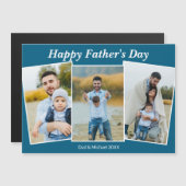 Personalized Happy Father's Day Photo Magnet Card (正面/裏面)