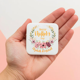 Personalized Happy Mother’s Day Floral Magnet マグネット