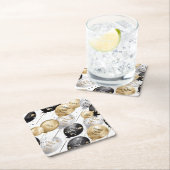 Personalized Happy New Year Party ペーパーコースター (インサイチュ)