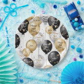 Personalized Happy New Year Party ペーパープレート (パーティー)