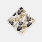 Personalized Happy New Year Party Napkin スタンダードカクテルナプキン (角)