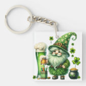 Personalized Happy St. Patrick's Day Acrylic  キーホルダー (正面)