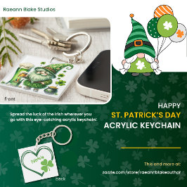 Personalized Happy St. Patrick's Day Acrylic  キーホルダー
