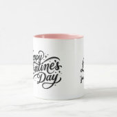 Personalized Happy Valentine's Day Custom Mug マグカップ (中央)