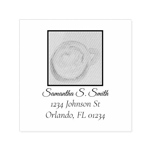 Personalized Heart Coffee Cup セルフインキングスタンプ (デザイン)