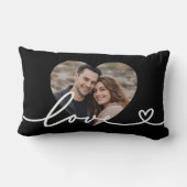 Personalized  Heart Photo  ランバークッション (裏面)