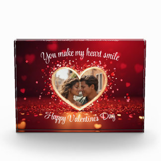 Personalized Heart Photo Frame フォトブロック