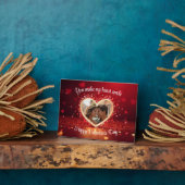 Personalized Heart Photo Frame フォトプラーク (側面)