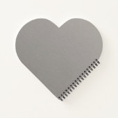 Personalized Heart-Shaped Vow Book| My Promises to ノートブック (裏面)